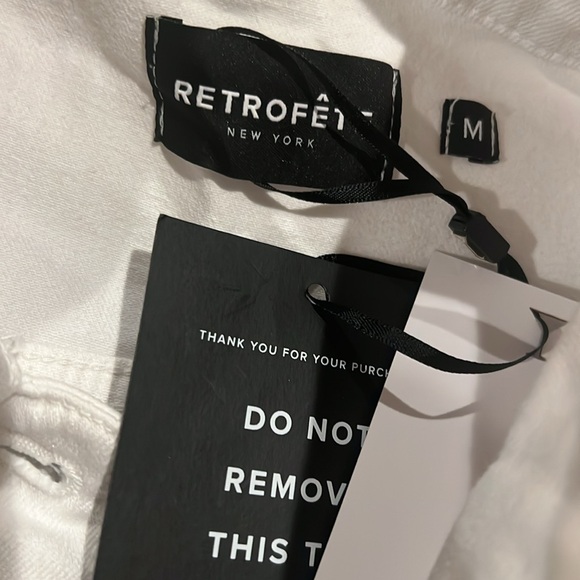 Retrofete White Jean Jacket - Picture 6 of 6